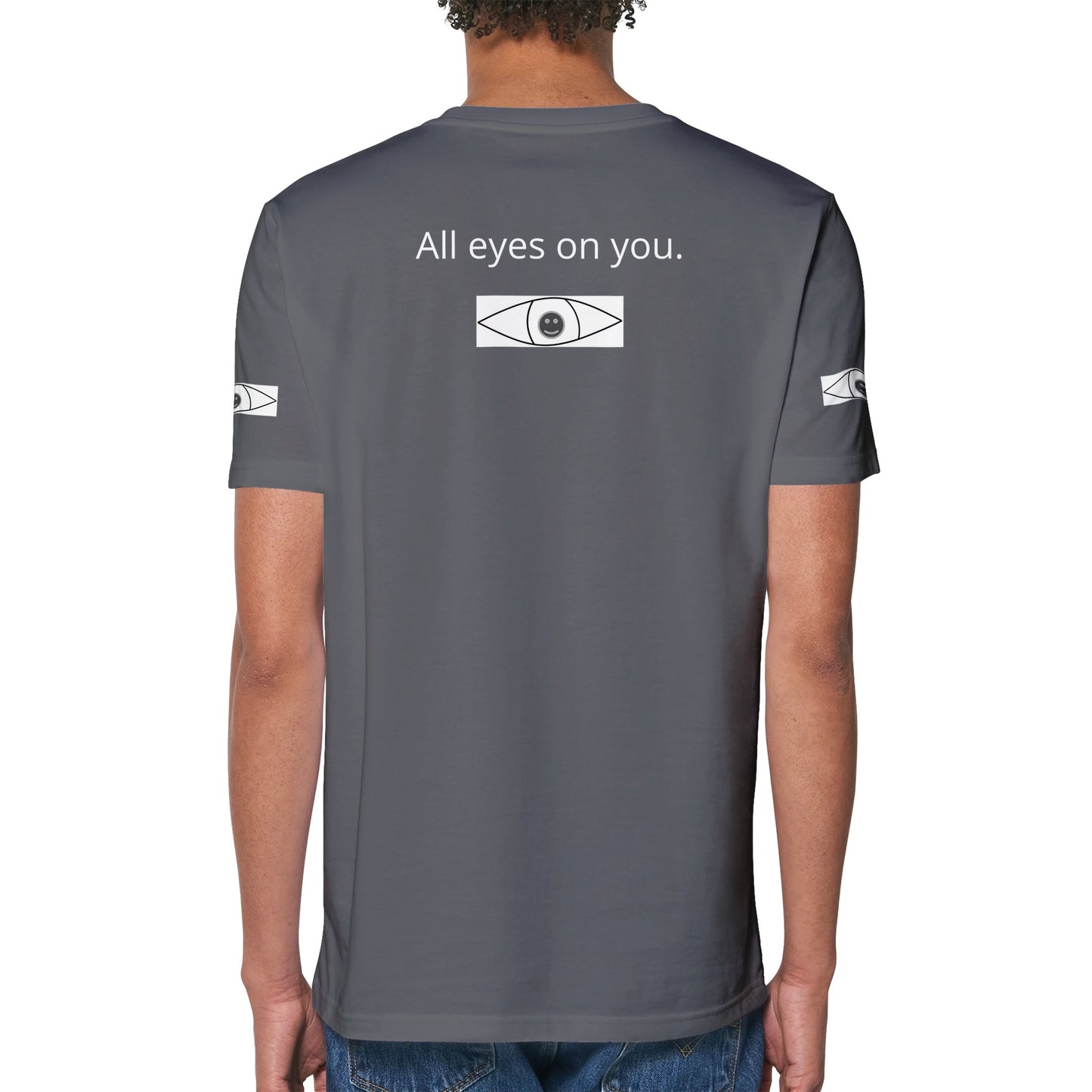 EyE's Crewneck T-shirt (grey top black eye)